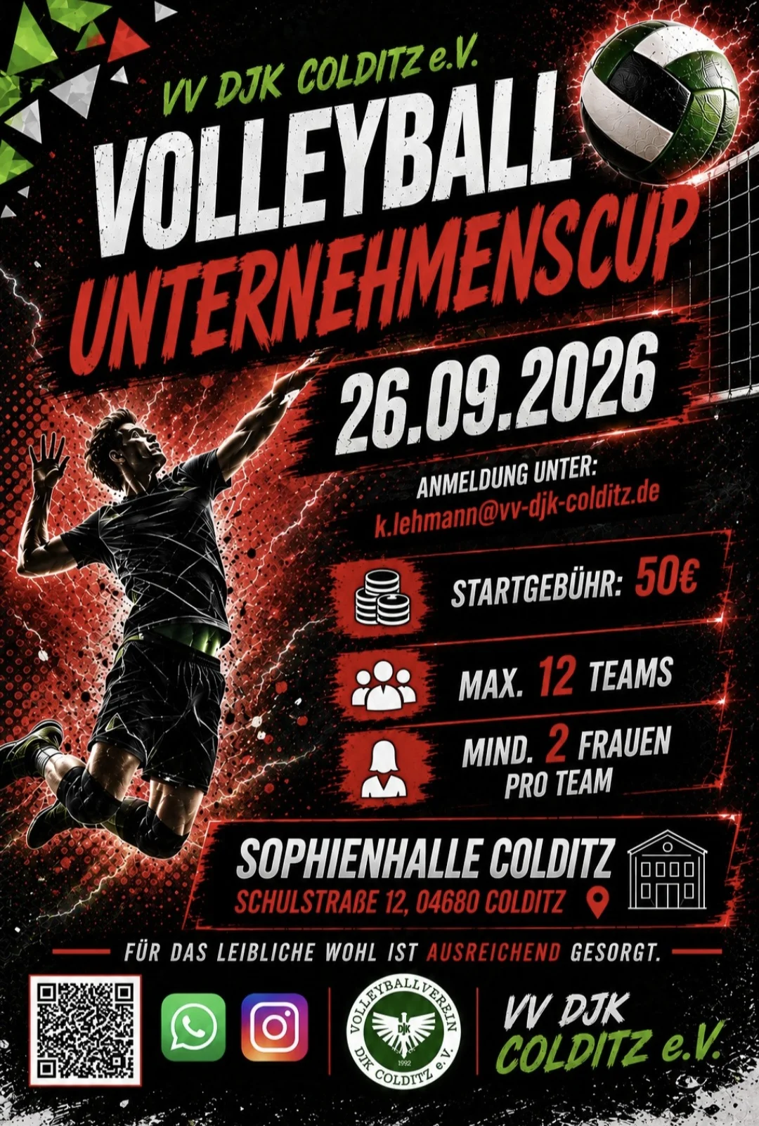 🏐🔥 VOLLEYBALL-UNTERNEHMENSCUP 2026! 🔥🏐