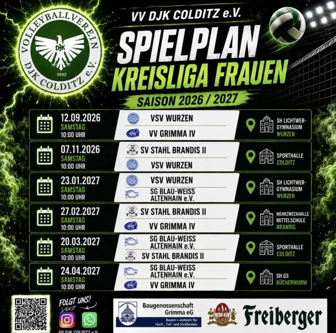 🏐💚 NEU: UNSERE DAMENMANNSCHAFT! 💚🏐